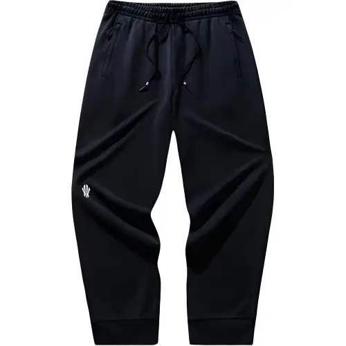 Anta Basketball Collection Knitted Sweatpants Unisex Basic Black