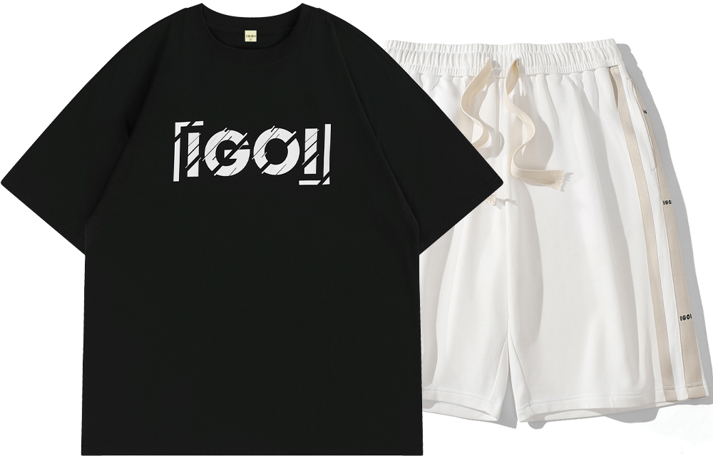 IGOI Short Sleeved Casual Sportswear Unisex
