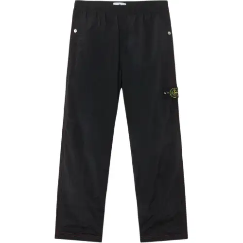 STONE ISLAND Year Of The Snake Limited Collection SS25 Casual Pants Unisex Black