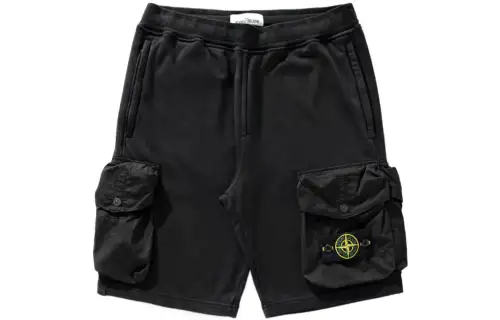 STONE ISLAND SS22 Shorts Men's Black