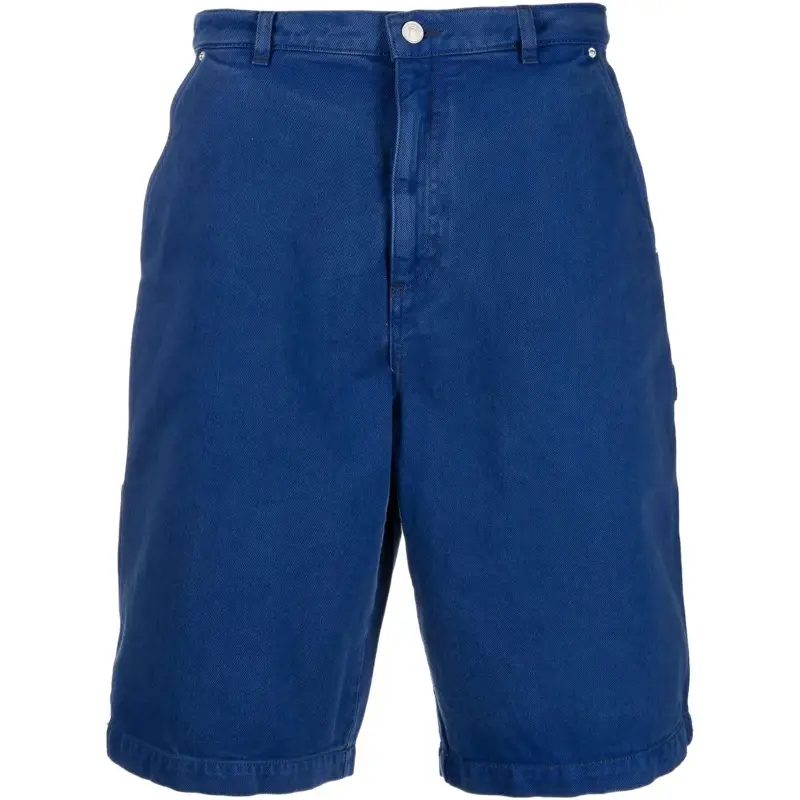 【Previous Season】logo-patch denim bermuda shorts