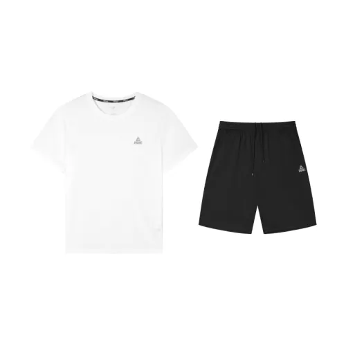 PEAK Casual Sportswear Men's All White Black