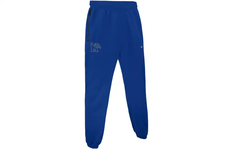 Nike Casual Pants Men's Blue Moderate Straight Fit Pants
