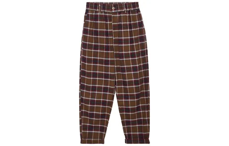 New Era New Era SS23 Liu Yujin Same Style Casual Pants Unisex Brown Moderate Harem Pants