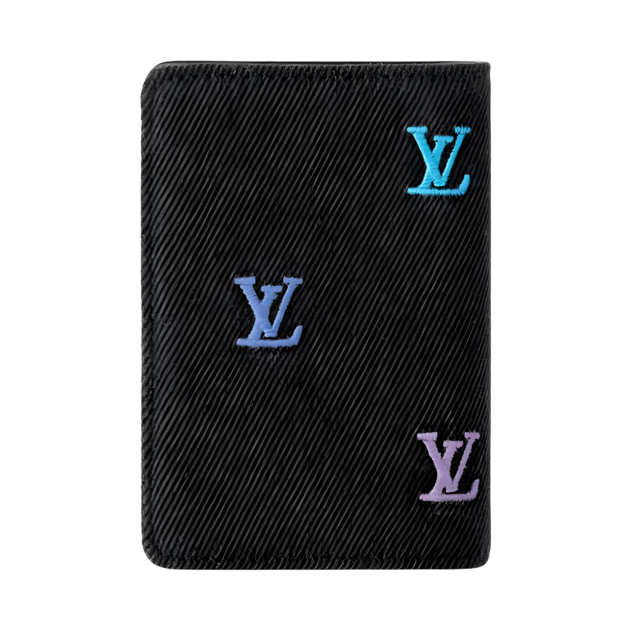 Мужской кошелек Louis Vuitton Blason Denim (синий) — фото 3