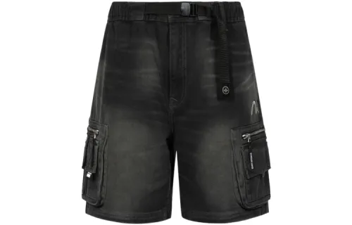 EVISU Denim Shorts Men's Dark Gray