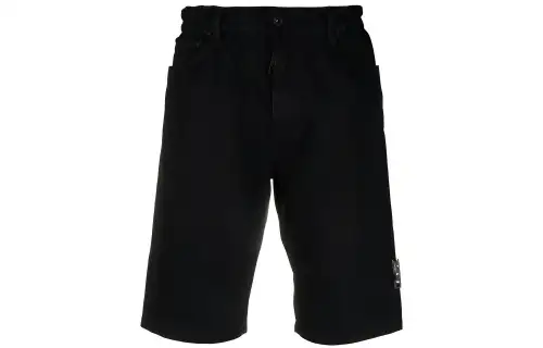 OFF WHITE Logo belt Denim Shorts