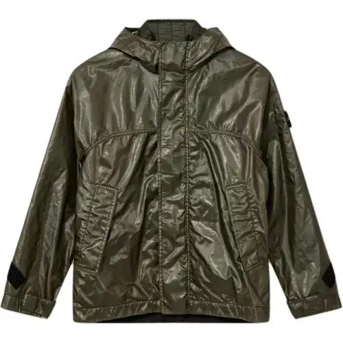 STONE ISLAND Glass Cover TC Logo Patch Jacket