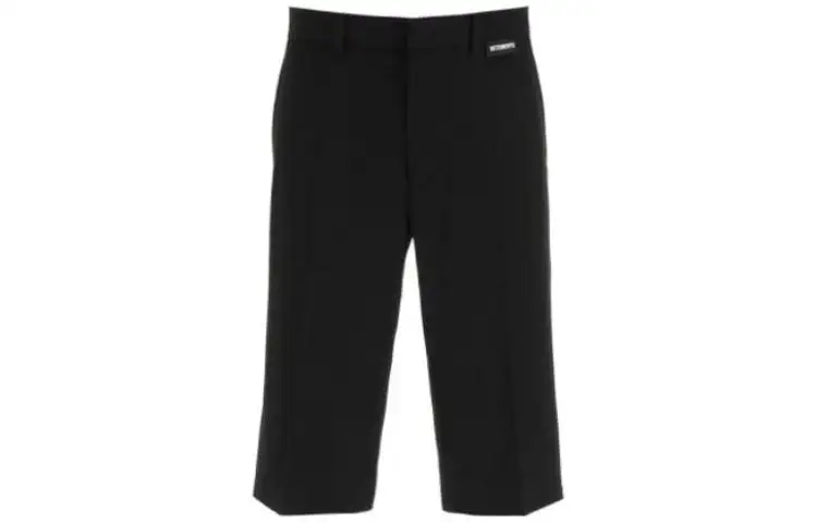 Vetements Casual Shorts Men's Black Moderate
