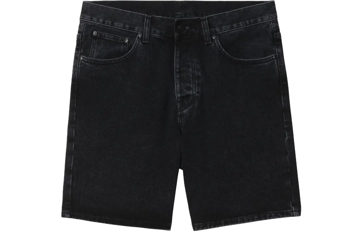 Carhartt WIP Denim Shorts Men's Black Moderate