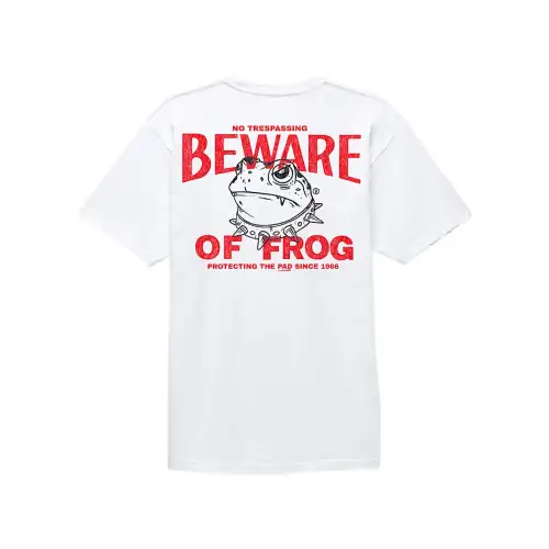 Vans Guard Frog T Shirt Men's White