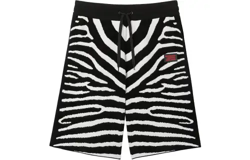 Burberry Casual Shorts Men's Black/White Moderate