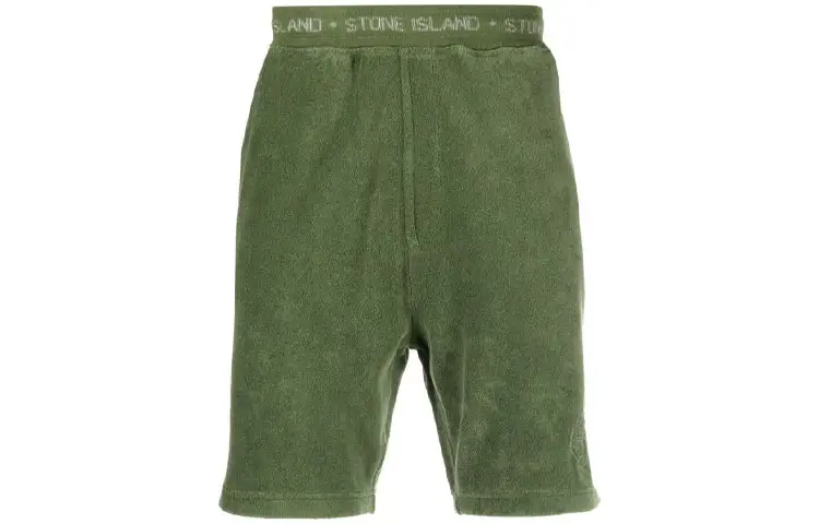 STONE ISLAND Casual Shorts Men's Army Green Moderate