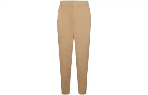 SAINT LAURENT High Waist Straight Leg Trousers