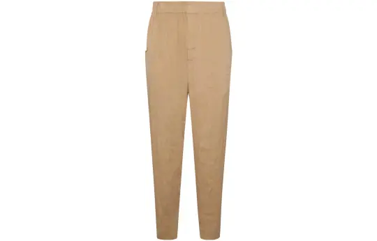 SAINT LAURENT High Waist Straight Leg Trousers