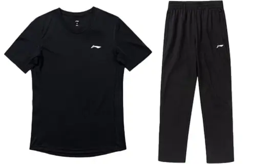 Li Ning Casual Sportswear Unisex Crew Neck Moderate