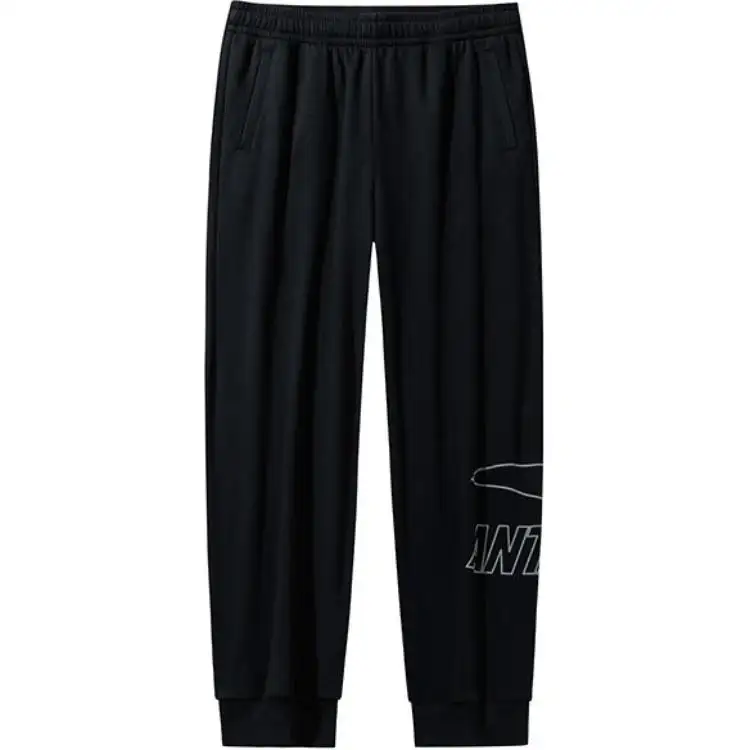 Anta Life Collection Casual Pants Men's Basic Black