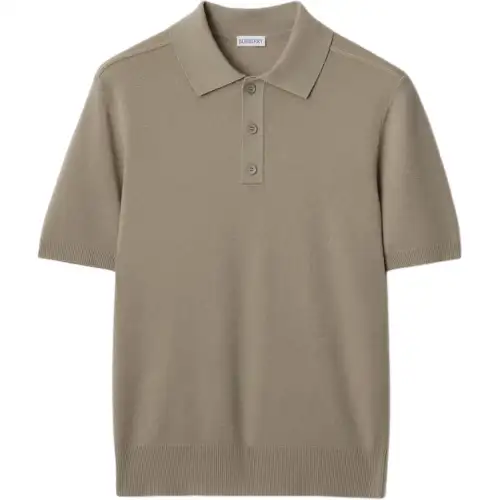 Burberry B Crest-embroidered polo shirt