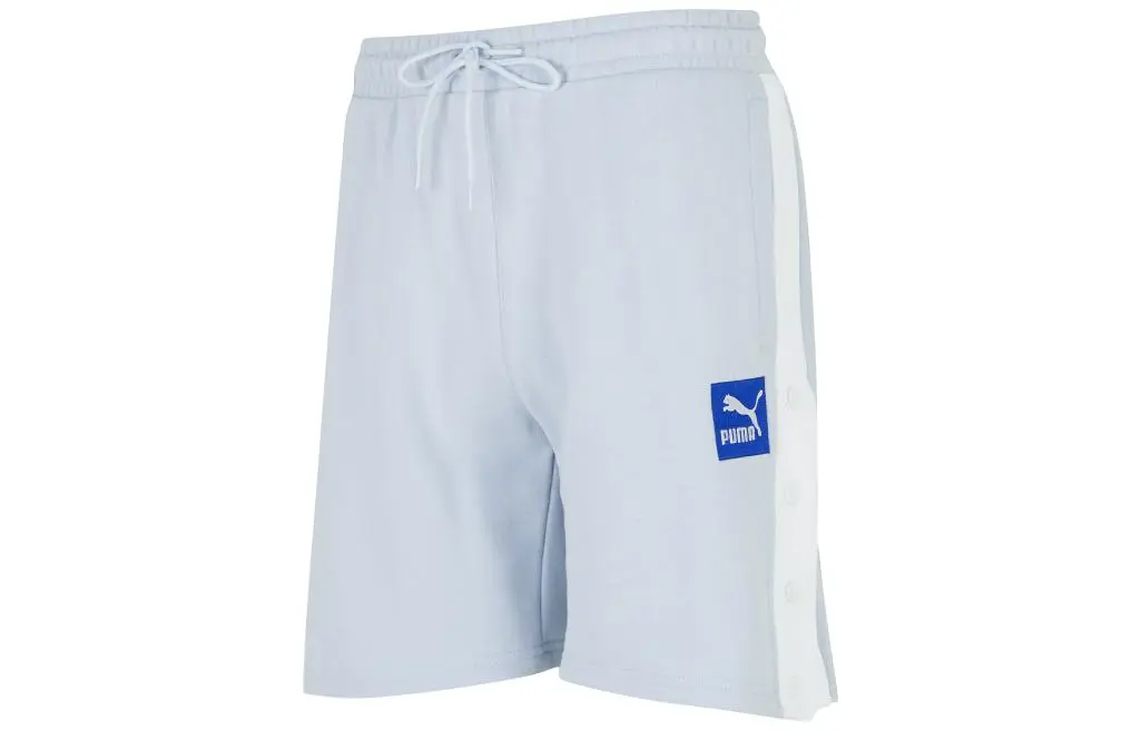 PUMA Casual Shorts Men's Ice Blue Moderate