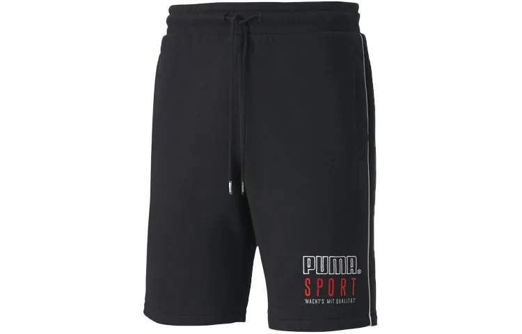 PUMA Sport Knitted Casual Shorts Men's Black