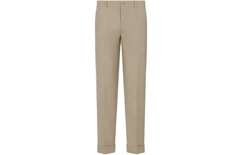 DIOR Casual Pants Men's Beige Moderate Straight Fit Pants