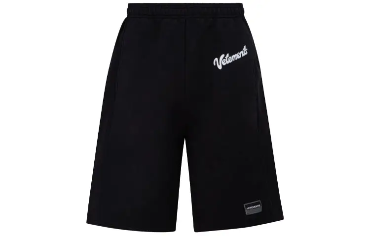 Vetements Casual Shorts Unisex Black