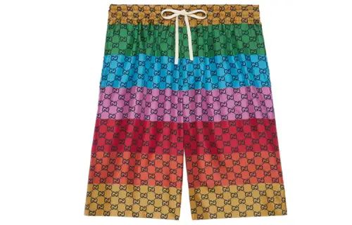GUCCI Casual Shorts Men's Multicolor