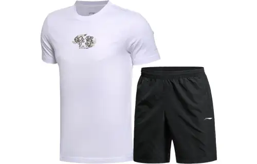 Li Ning Sports Life Collection Casual Sportswear Men's White/Black