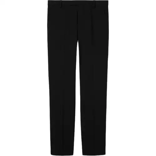 GUCCI Embroidered Wool Gabardine Pant