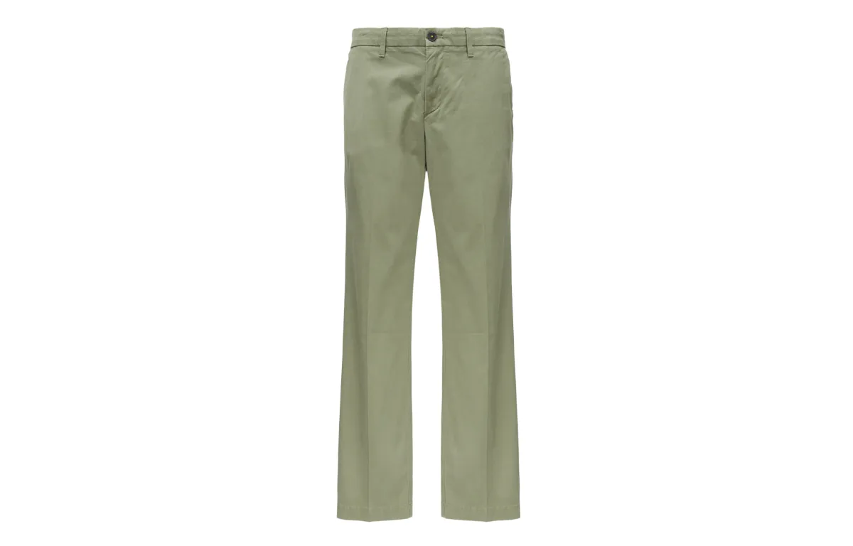 Timberland Casual Pants Men's Kassel Green Moderate Straight Fit Pants