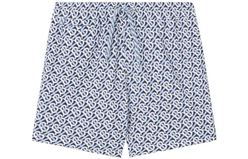 Burberry Casual Shorts Men's Cobalt Blue Moderate
