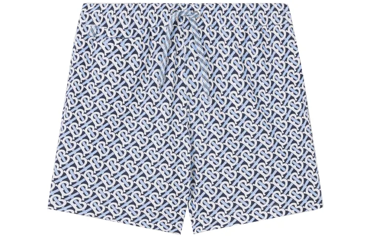 Burberry Casual Shorts Men's Cobalt Blue Moderate