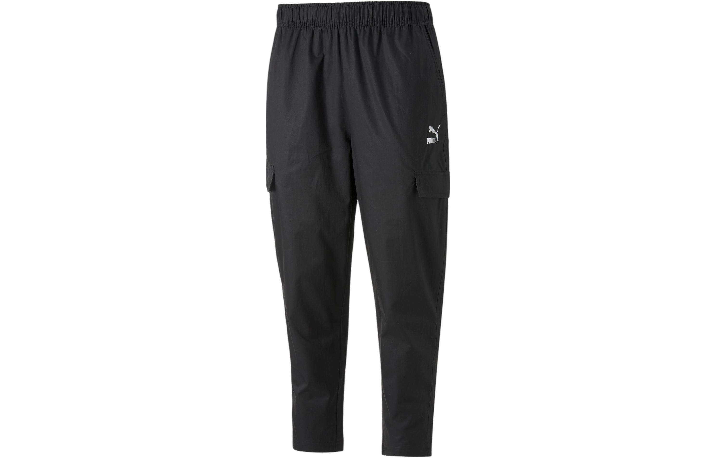 PUMA CLASSICS Casual Pants Men's Black Moderate Other