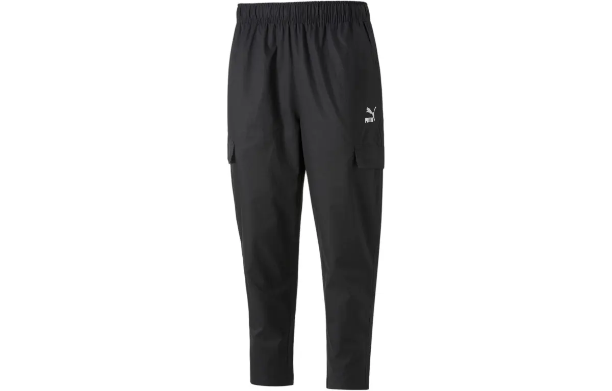 PUMA CLASSICS Casual Pants Men's Black Moderate Other
