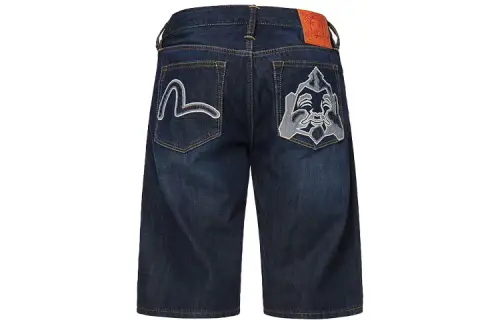 EVISU Denim Shorts Men's Denim Blue
