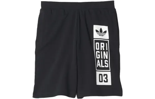 Adidas Originals Casual Shorts Men's Black Moderate