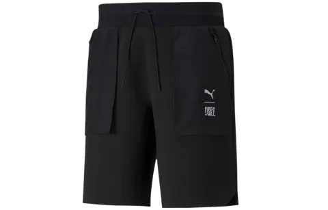 PUMA Casual Shorts Men's Black Moderate