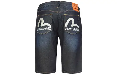 EVISU Denim Shorts Men's Blue Moderate