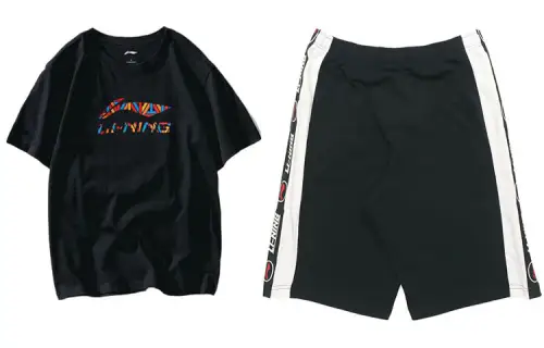 Li Ning Casual Sportswear Men's Crew Neck Moderate