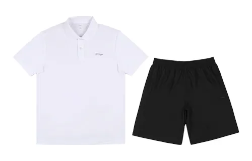 Li Ning Casual Sportswear Men's Lapel Moderate