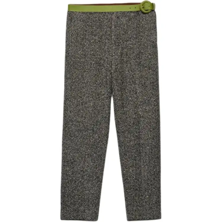 Prada Belted Blend Trousers