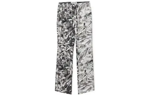 LOEWE SS23 Casual Pants Men's Black