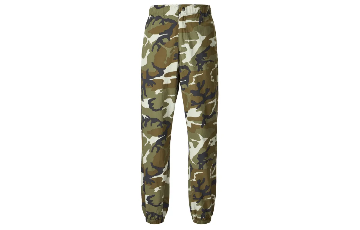 Jordan MVP Knitted Sweatpants Men's Light Olive Yellow