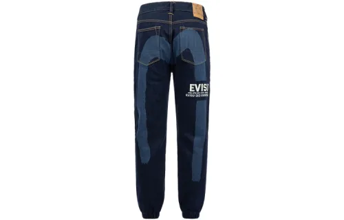 EVISU Casual Pants Men's Denim Blue