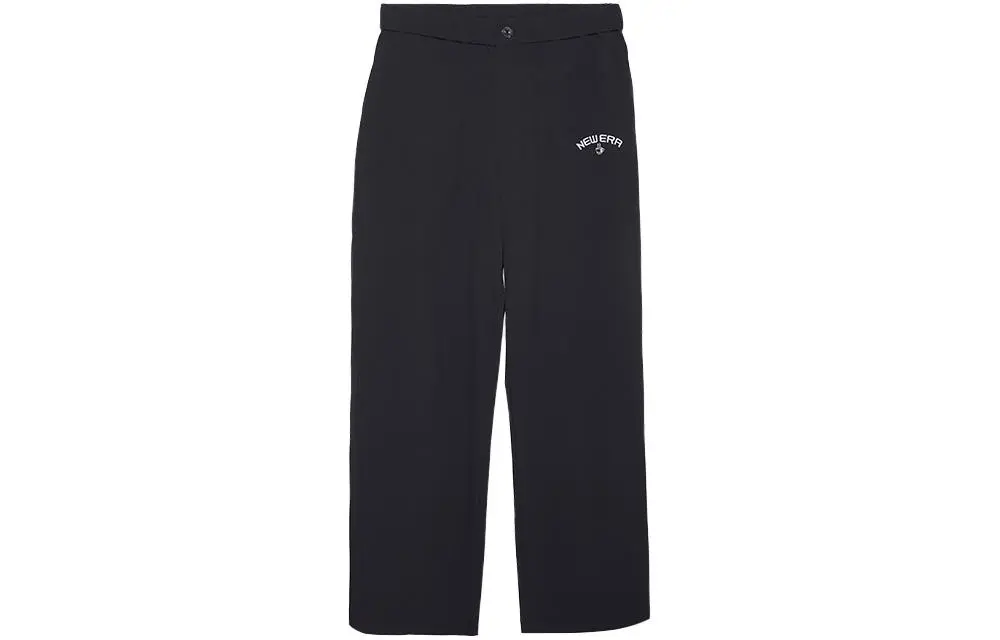 New Era Casual Pants Unisex Black Moderate Straight Fit Pants