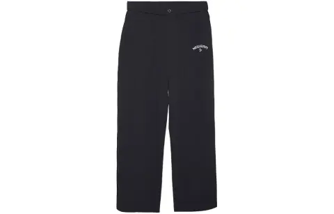 New Era Casual Pants Unisex Black Moderate Straight Fit Pants