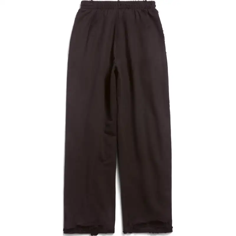 Balenciaga Casual Pants Loose Fit Men's Brown