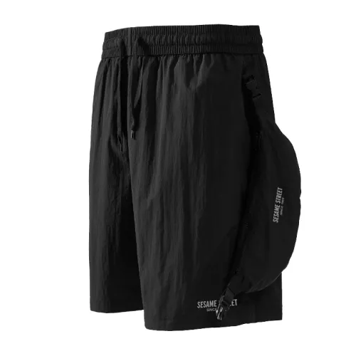 SESAME STREET Cargo Shorts Unisex Comes With Crossbody Bag