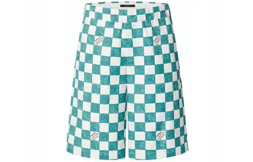 LOUIS VUITTON Damier Drawstring Shorts