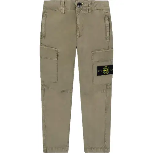STONE ISLAND Junior Compass badge Cargo Pants